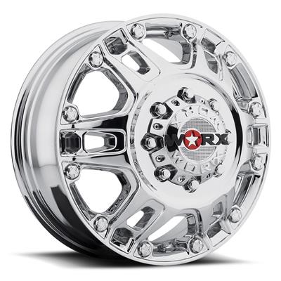 Ultra Wheel Company 803 7692FC Worx 803 Beast Dually Chrome