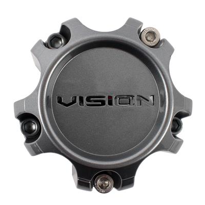 Vision Wheel C353VTGM-65V Vision Wheel Center Caps | Summit Racing