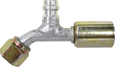 Vintage Air Beadlock O-Ring Conditioning Hose Ends 35521-VUG A/C End, #6 Conditioning, 45 Degree, Beadlock, with R134a Port, For A/C Standard Hose, Each thumbnail 2