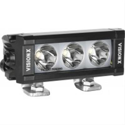 Vision X XPL Lo Pro 1,124 Lumens 6 Inch LED Light Bar 2506916 Bar, Pro, 6.00 in., Rectangular, 3 White LEDs, Aluminum Housing, Black, 15.0 Watts, Lumens, Each thumbnail 2