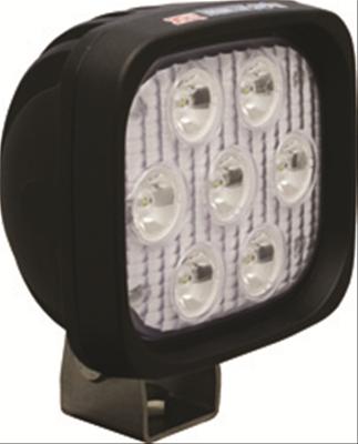 Vision X Utility Market Xtreme Series LED Lights 4004726 Auxiliary 4" SQUARE UTILITY MARKET XTREME BLACK 7 5W LED'S 10° NARROW thumbnail 2