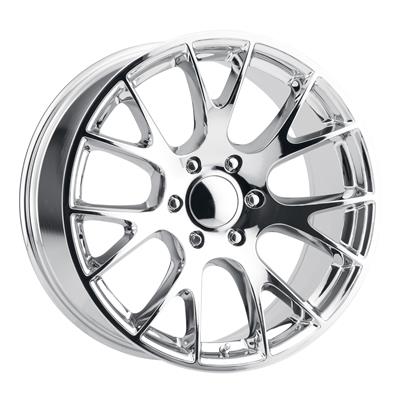 Voxx Wheel CAT 229-6139-24 C Voxx Replica Hellcat Chrome Wheels