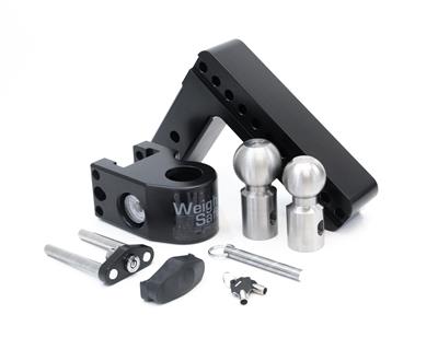 Weigh Safe 8in Drop Hitch w/Built-in Scale & 2.5in Shank (8K/18.5K GTWR) w/WS05 - Black Cerakote thumbnail 2