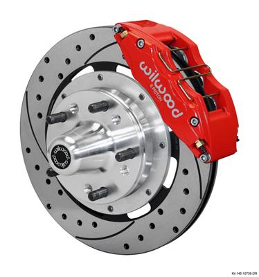 Wilwood Disc Brakes 140-10738-DR Wilwood Forged DynaPro 6 Big