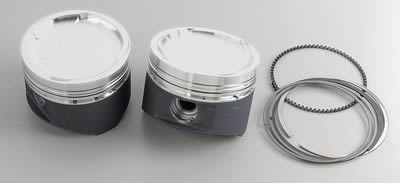Wiseco Mits Turbo DISH -22cc 1.378 X 87MM Piston Shelf Stock Kit thumbnail 2