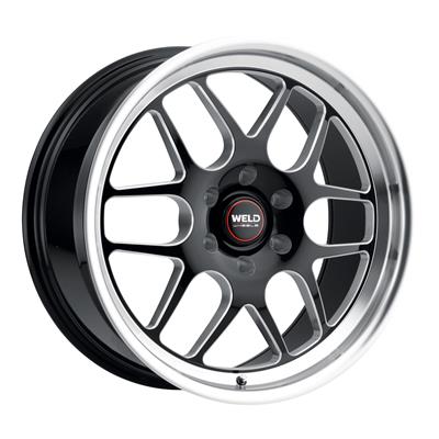 Weld Racing S11009584P28 Weld Racing Solana S110 Gloss Black