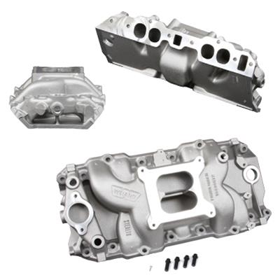 Weiand Intake Manifold BBC Stealth Oval Port 8019 Weiand Intake Manifold BBC Stealth Oval Port 8019