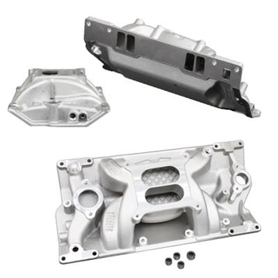 Weiand Intake Manifold SBC Vortec Speed Warrior 8502 Weiand Intake Manifold SBC Vortec Speed Warrior 8502