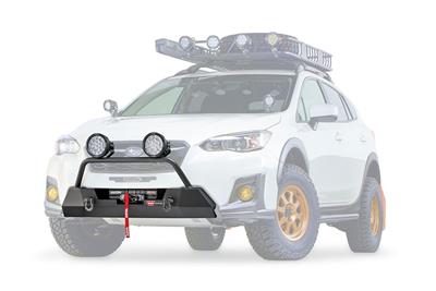WARN 74256 Rock Crawler Grille Guard Tube | Powder Coated Steel Tube For WARN 74255 Bumper - View #4