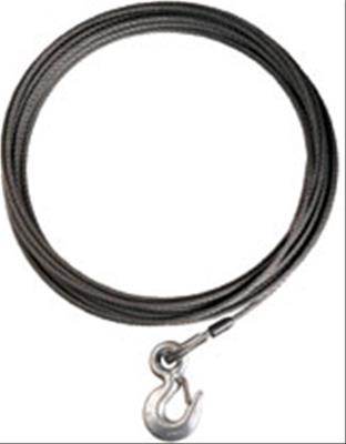 Warn Wire Ropes 24899 Winch Cable, Galvanized Steel, 9,800 lbs. Capacity, 5/16 in. Diameter, 75 ft. Length, Each