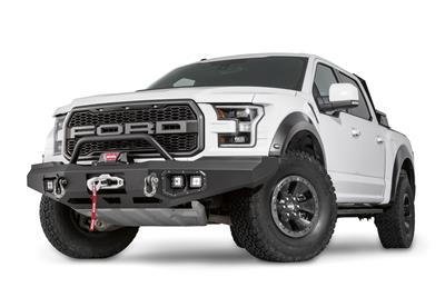 Warn Ascent Bumpers 99850 Bumper, Ascent, Rear, Fabricated, Steel, Black Textured, Ford, Each thumbnail 2