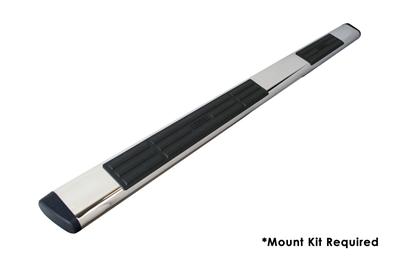 Westin Premier 6 in Oval Side Bar - Mild Steel 75 in - Black