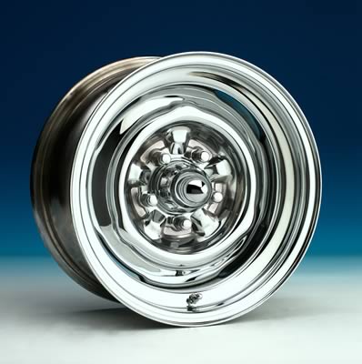 Wheel Vintiques 64 Series Ford Chevy Style O.E. Chrome Wheel 15x6 