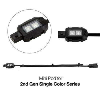 XK Glow LED Pods XK-2P-P-R RED - 2nd Gen Single Color Ultra Bright Compact Pod thumbnail 2