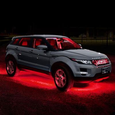 XK Glow LED Undercar Light Kits XK041005-R Red - 8x24-in. Tube + 4x8-in. Strip Single Color XKGLOW UnderglowLED Accent Car/Truck Kit thumbnail 5