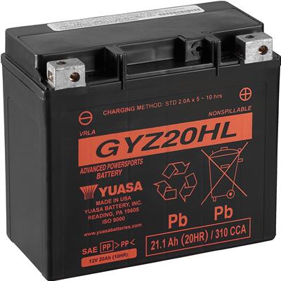 Yuasa GYZ Maintenance-Free Batteries