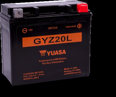Yuasa Batteries GYZ20L Yuasa GYZ Maintenance-Free Batteries | Summit Racing