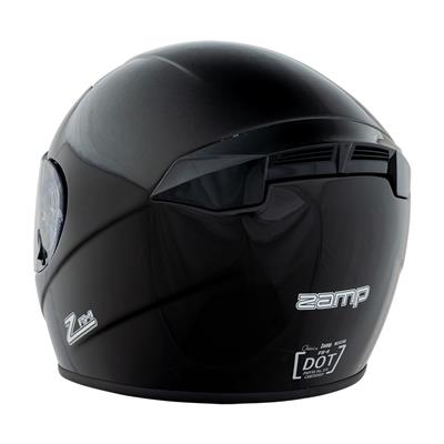 Casque Intégral Zamp FS-9 Noir Taille M - Homologué Snell M2020D Et DOT - Pour Moto Et Course