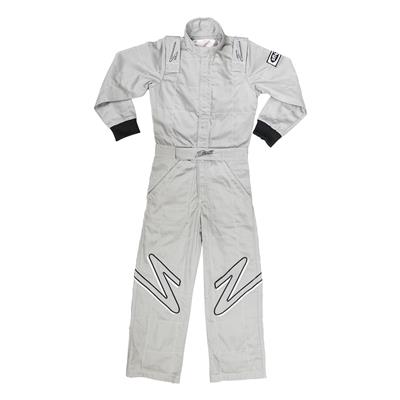 Zamp ZR-10 Racing Suits R010015YM Driving Suit, ZR-10, Youth Race Suit, SFI 3.2A/1, Gray, Youth Medium, Each thumbnail 9