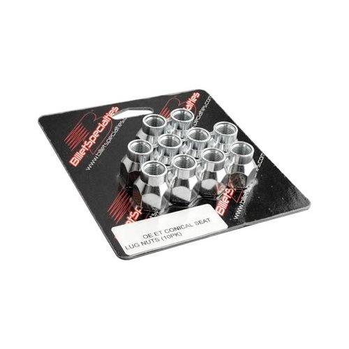 Billet Specialties 1/2-20 ET Conical Seat Lug Nuts (10pk) Billet Specialties 1/2-20 ET Conical Seat Lug Nuts (10pk)