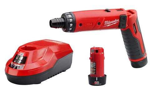 Milwaukee Tool 2101-22: Milwaukee M4 1/4 in. Hex Screw Drivers