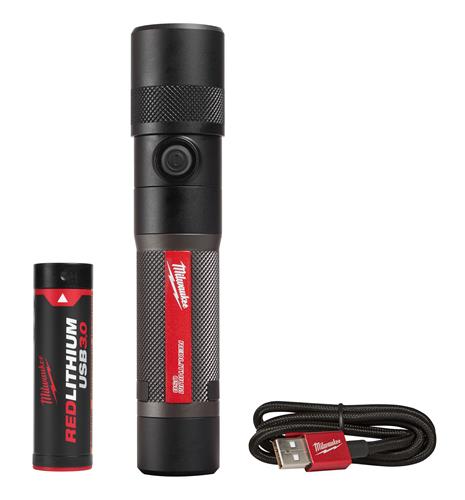 Milwaukee Tool 2161-21: Milwaukee USB Rechargeable 1100L Twist Focus Flashlights
