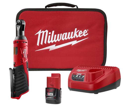 Milwaukee Tool 2457-21: Milwaukee M12 Cordless 3/8 in. Ratchets
