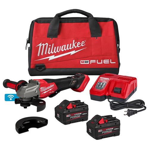 Milwaukee Tool 3672-22: Milwaukee M18 FUEL 4 1/2 in.-6 in. Variable-Speed Braking Grinders with ONE-KEY