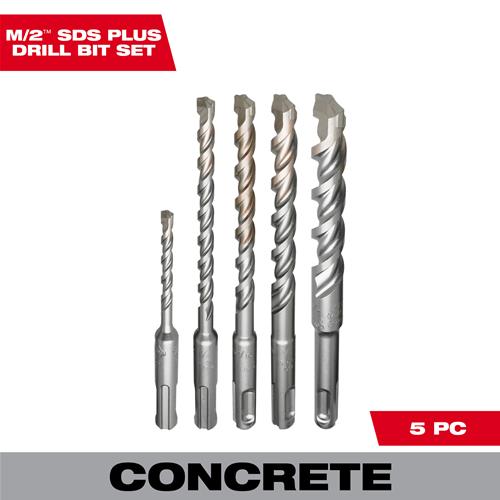 Milwaukee Tool 48-20-7490: Milwaukee SDS Plus M2 2-Cutter Drill Bits