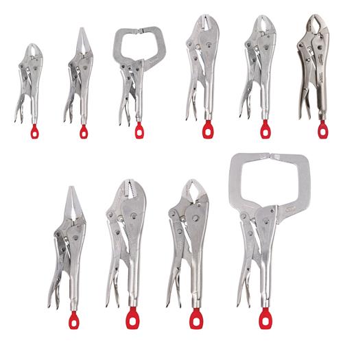Milwaukee Tool 48-22-3690: Milwaukee TORQUE LOCK 10-Piece Locking Plier Sets