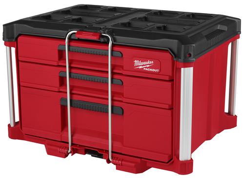 Milwaukee Tool 48-22-8447: Milwaukee PACKOUT Multi-Depth 3-Drawer Toolboxes