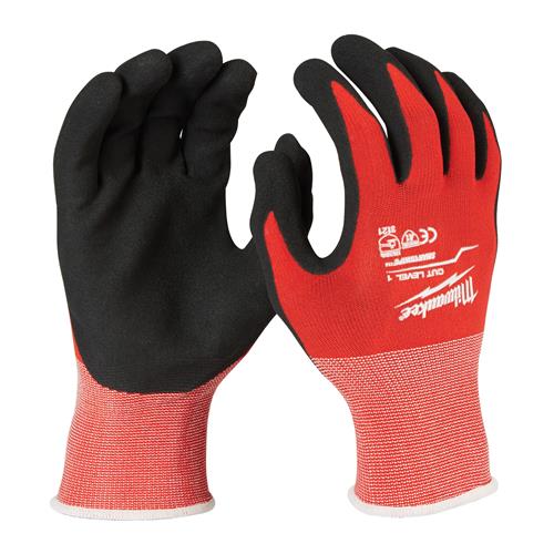 Milwaukee Tool 48-22-8902B: Milwaukee Cut Level 1 Dipped Gloves