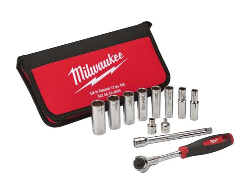 Milwaukee Tool 48-22-9000: Milwaukee 12-Piece Ratchet and Socket Sets