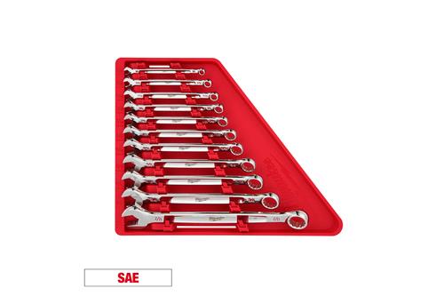 Milwaukee Tool 48-22-9411: Milwaukee 11-Piece SAE MAX BITE Combination Wrench Sets