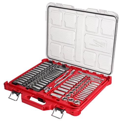 Milwaukee Tool 48-22-9486: Milwaukee 106-Piece Ratchet and Socket Sets with PACKOUT Organizer