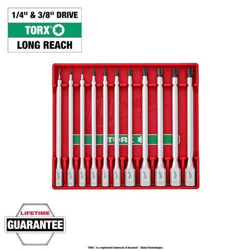 Milwaukee Tool 48-22-9534: Milwaukee Long-Reach Torx Bit Socket Sets