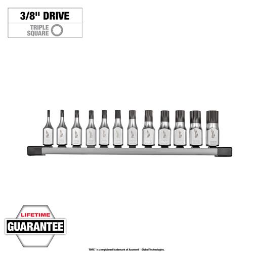 Milwaukee Tool 48-22-9536: Milwaukee Triple Square Bit Socket Sets