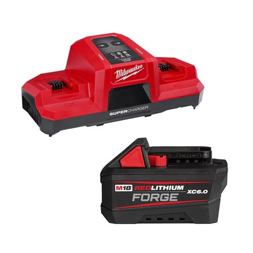 Milwaukee Tool 48-59-1861: Milwaukee M18 Dual Bay Simultaneous Super Charger Starter Kits