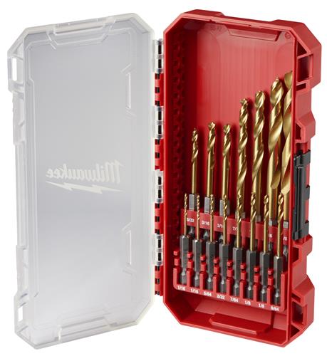Milwaukee Tool 48-89-4670: Milwaukee SHOCKWAVE RED HELIX Titanium Drill Bits