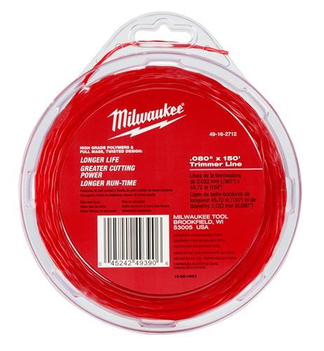 Milwaukee Tool 49-16-2712: Milwaukee Trimmer Line