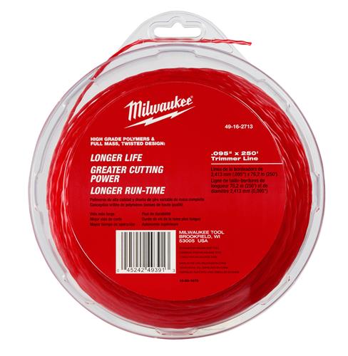 Milwaukee Tool 49-16-2713: Milwaukee Trimmer Line
