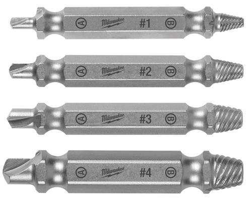 Milwaukee Tool 49-57-9001: Milwaukee M2 Steel Screw Extractor Sets