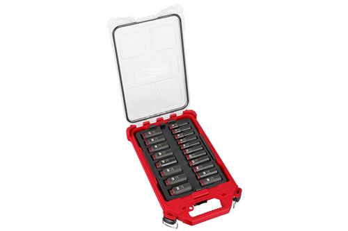 Milwaukee Tool 49-66-6801: Milwaukee PACKOUT SHOCKWAVE Impact-Duty Sockets Sets