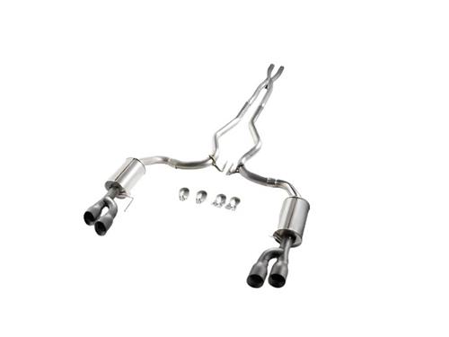 Roush Performance 422093-BLK: Roush Mustang Cat-Back Exhaust Systems