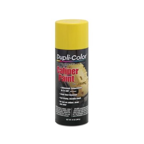 Dupli-Color Paint Brake Caliper Paint Gloss Yellow 12 oz. Aerosol Ea ...