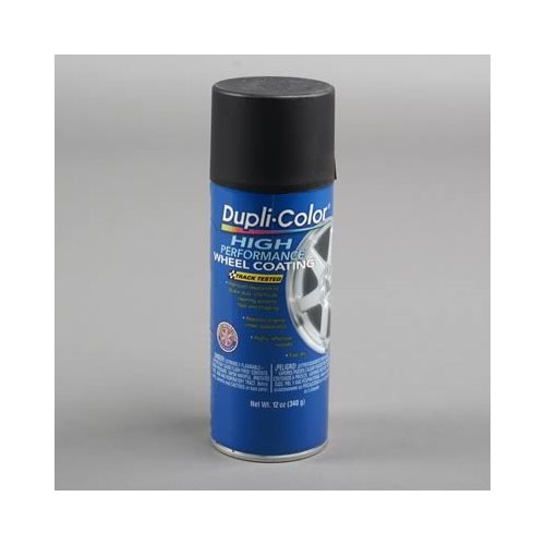 Dupli-Color Paint Wheel Acrylic Enamel Satin Black 12 oz. Aerosol Ea ...