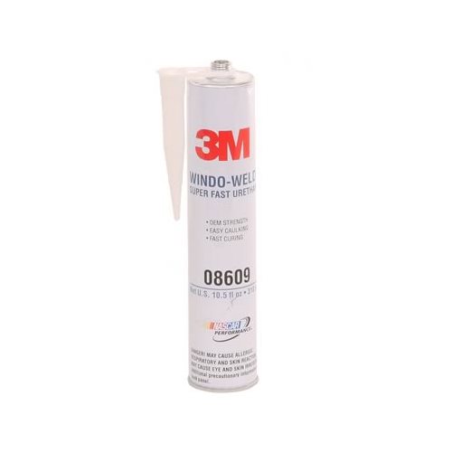 3M 08609 Sealant, WindowWeld, Super Fast Urethane, Black, 10 oz., Each