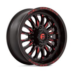 Fuel Off-Road D822 ARC UTV Gloss Black Wheels with Milled Red Accents