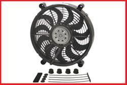 Derale High Output Single Rad Fans 18214 Shipping On Orders Derale Cooling S 18214 High Output Single Rad Fans