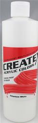 Createx Colors 2000 Series Acrylic Colors 8 Oz. Gloss White CX200108